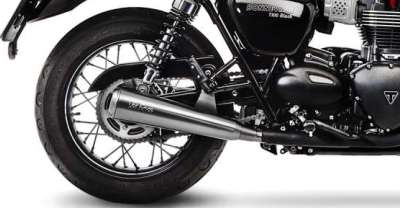 Triumph Bonneville T100 LeoVince Exhaust 15002